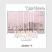 HCMC Saigon (Ho-Chi-Minh-City) Skyline Vietnam Sticker (Vel)