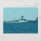 HCMS Saskatchewan", Canadees marineschip Briefkaart (Voorkant)