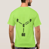 HCO3- bicarbonaatformule T-shirt (Achterkant)