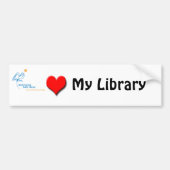 HCPL Library love Bumpersticker (Voorkant)