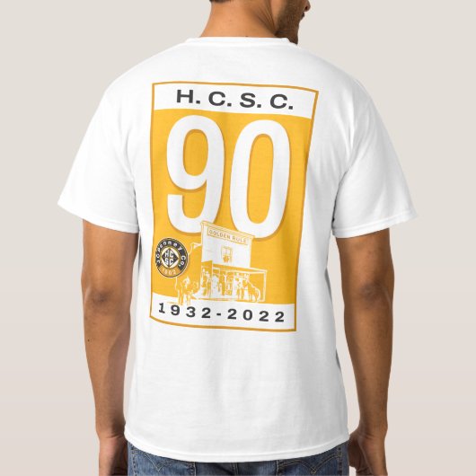 HCSC 90th, Mannen T-Shirt (Achterkant)