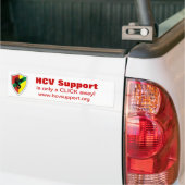 HCV-ondersteuning is slechts een klik verwijderd! Bumpersticker (Op Truck)