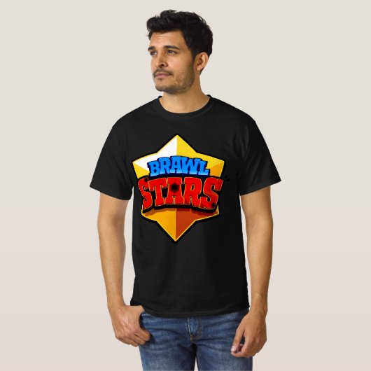 " HD Brawl Stars Game Logo" T-shirt (Voorkant volledig)