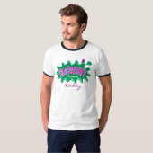 HD Daddy Ringer T-shirt (Voorkant volledig)