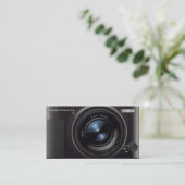 HD Lens digitale camera fotograaf Visitekaartje (Staand voorkant)