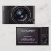 HD Lens digitale camera fotograaf Visitekaartje (Voorkant / Achterkant)