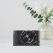 HD Lens digitale camera fotograaf Visitekaartje (Staand voorkant)