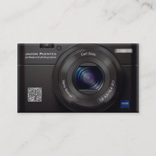 HD Lens digitale camera professionele fotograaf Visitekaartje