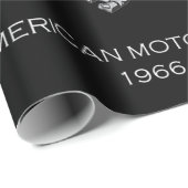 HD-motorfiets met videokettwin Shovelhead Engine D Cadeaupapier (Rol Hoek)