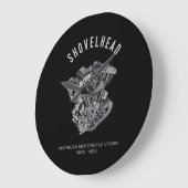 HD-motorfiets met videokettwin Shovelhead Engine D Grote Klok (Hoek)