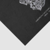 HD-motorfiets met videokettwin Shovelhead Engine D Tissuepapier (Detail)