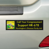 HD op de Hill Bumpersticker (Op auto)