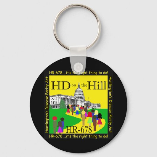 HD op de Hill Sleutelhanger (Voorkant)