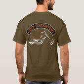 HD "Tattooed Christelijk" Brown T-Shirt - Mannen (Achterkant)