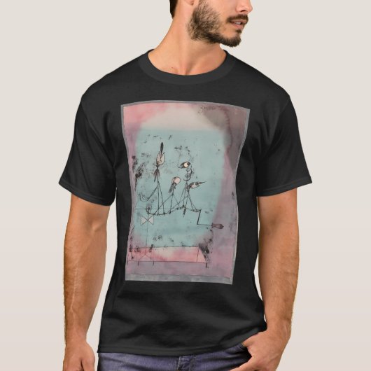 Hd. Twittermachine van Paul Klee. Hoog T-shirt (Voorkant)