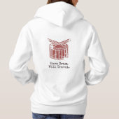 HD.WT Vrouwelijk overhemd Hoodie (Achterkant)