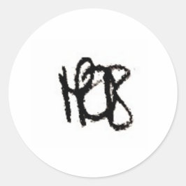 HDB-Sticker Ronde Sticker