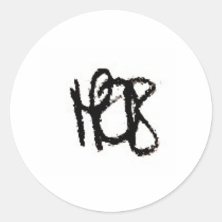 HDB-Sticker Ronde Sticker