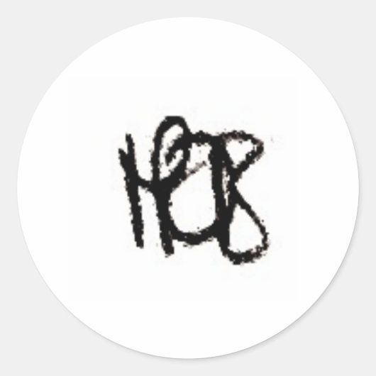 HDB-Sticker Ronde Sticker (Voorkant)