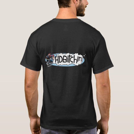 HDBitchin Logo Basic T-Shirt (Achterkant)