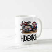 HDBitchin Logo Coffee Mok - Forum Surfing (Voorkant rechts)