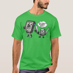 HDD VS SSD gamen en computer grappige novelty vrie T-shirt
