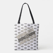 HdmH getextureerd patroon Tote Bag (Achterkant)