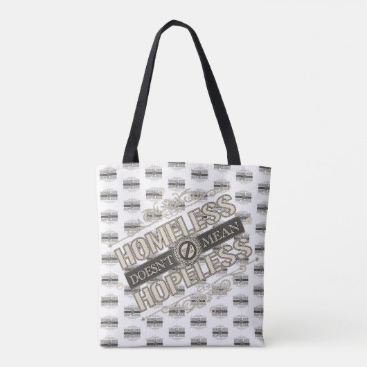 HdmH getextureerd patroon Tote Bag (Achterkant)