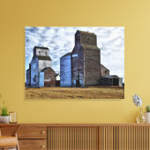 HDR Autumn Prairie Sentinels Stretch Canvas Afdruk (Insitu (Woonkamer))