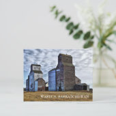 HDR Autumn Prairie Sentinels Travel Briefkaart (Staand voorkant)