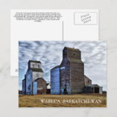 HDR Autumn Prairie Sentinels Travel Briefkaart (Voorkant / Achterkant)