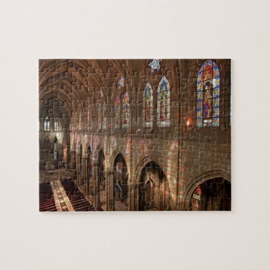 HDR-beeld van het interieur van de Basiliek, Quito Legpuzzel (Horizontaal)