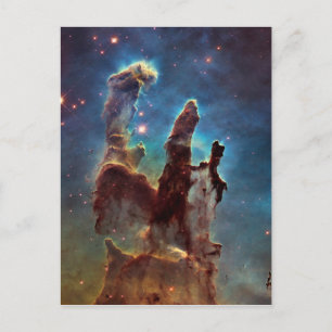 HDR Eagle Nebula Pillars of Creation Briefkaart
