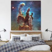 HDR Eagle Nebula Pillars of Creation Canvas Afdruk (Insitu (Slaapkamer))
