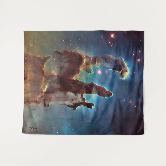 HDR Eagle Nebula Pillars of Creation Wandkleed (Voorkant (horizontaal))