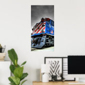 HDR-trein Poster (Thuiskantoor)