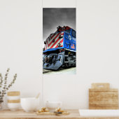 HDR-trein Poster (Keuken)