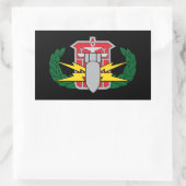 HDS-badge Rechthoekige Sticker (Tas)