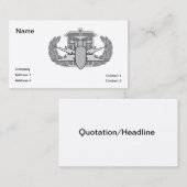 HDS-badge Visitekaartje (Voorkant / Achterkant)