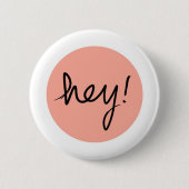 Hé! Abstract modern design Ronde Button 5,7 Cm (Voorkant)