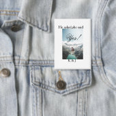 He asked she said yes engagement photo name stylis button (Insitu)