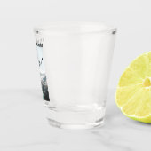 He asked she said yes engagement photo name stylis shot glas (Rechts)