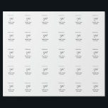 He asked she said yes engagement simple minimal  cadeaupapier<br><div class="desc">design</div>