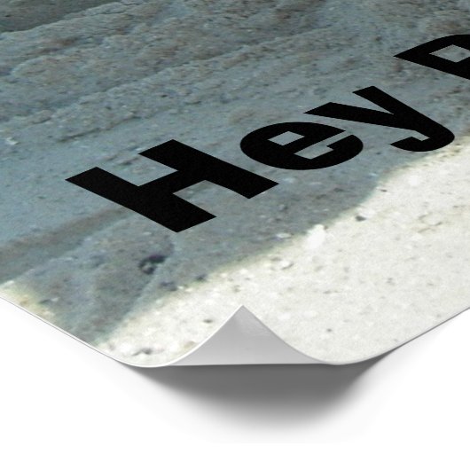 Hé Baby, ga ik weg? Poster (Hoek)