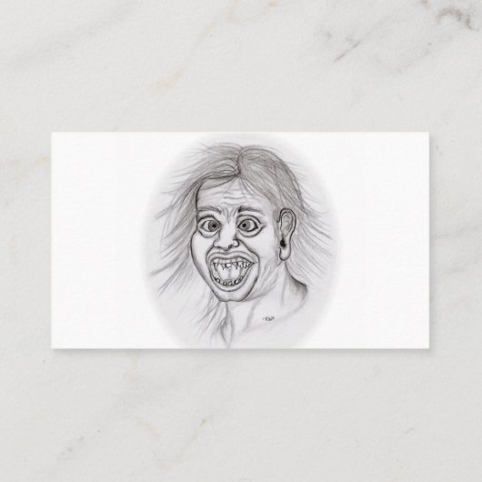 Hé Baby. Geef me gewoon een glimlach! Visitekaartje (Achterkant)