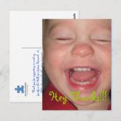 Hé Bedankt!!! Briefkaart (Voorkant / Achterkant)