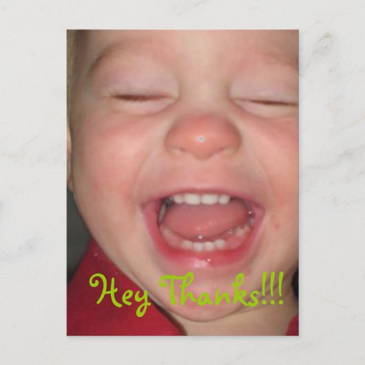 Hé Bedankt!!! Briefkaart (Voorkant)