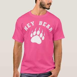 Hé Beer! Funny Hiking Outdoor Black Grizzly Beer T-shirt