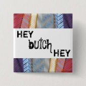 Hé biefje vierkante button 5,1 cm (Voorkant)