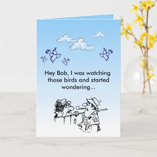 Hé Bob! Kaart (Gele Bloem)